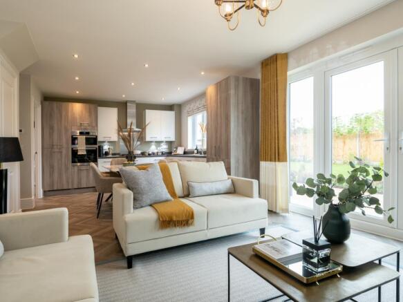 Family / Dining / Kitchen of the Leamington Lifestyle, a 3 bedroom house