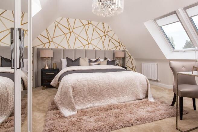 Marham Park Moorcroft Master Bedroom