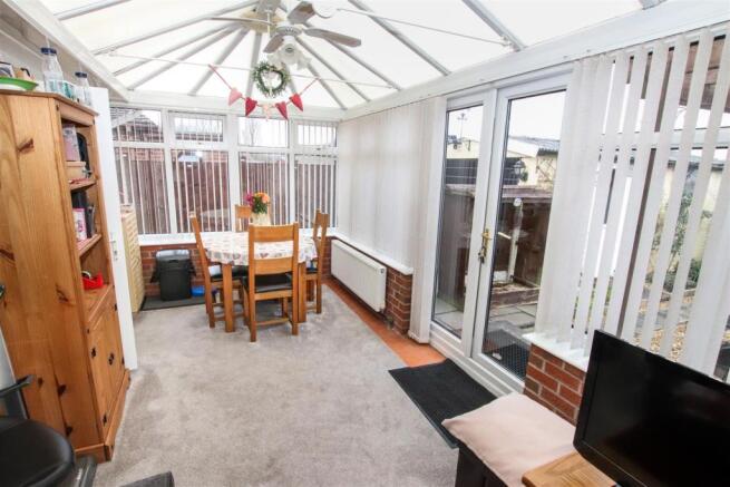 HALF BRICK & UPVC DOUBLE GLAZED CONSERVATORY