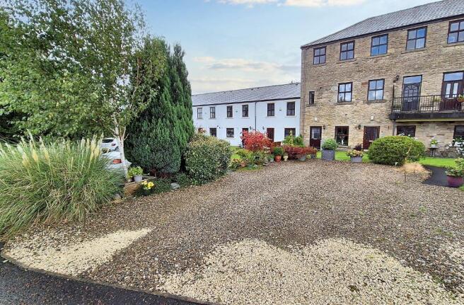 Private driveway for 2 cars