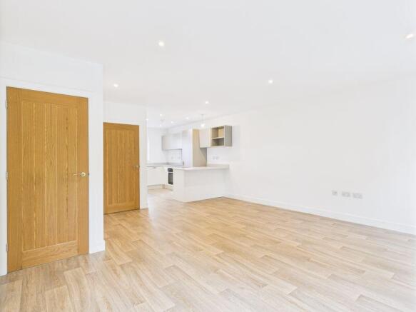 example of open plan kitchen/living s...