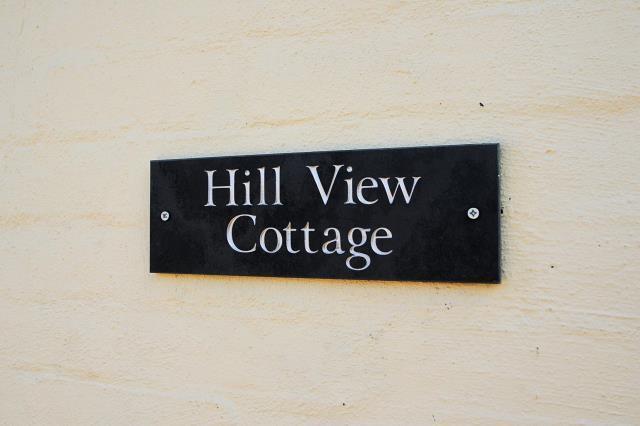 Hill View Cottage Personalised Name Plate