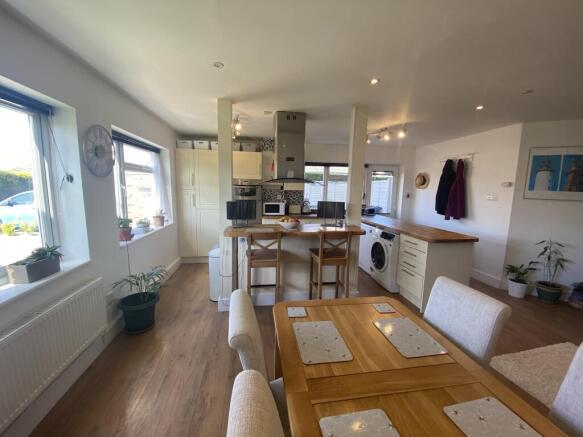 Kitchen and dining area