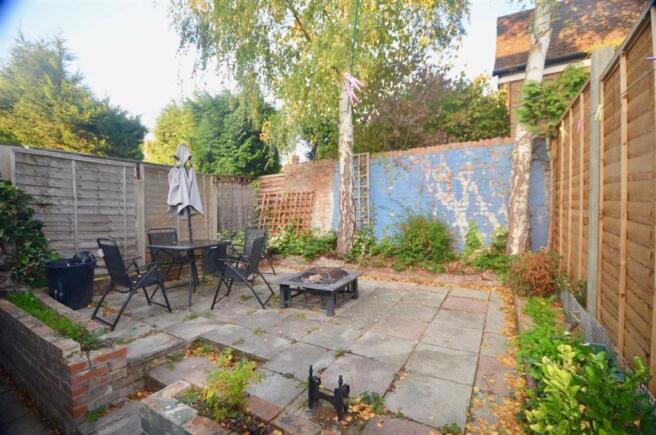 Rear garden: