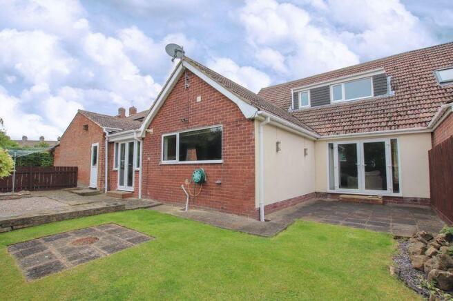 Rear of property