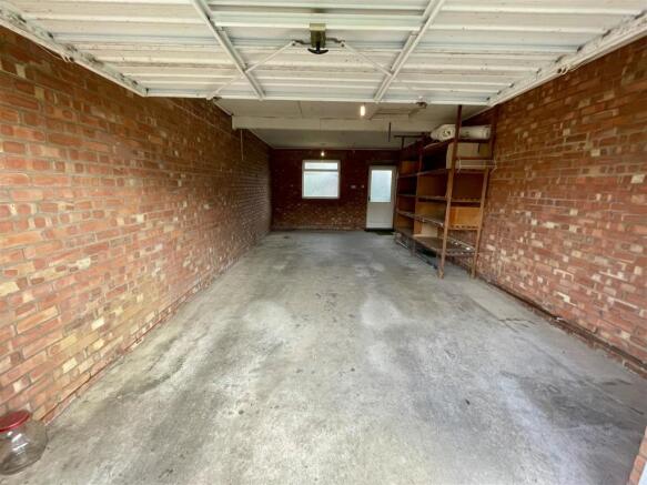 Brick built garage