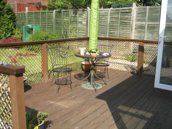Decking patio