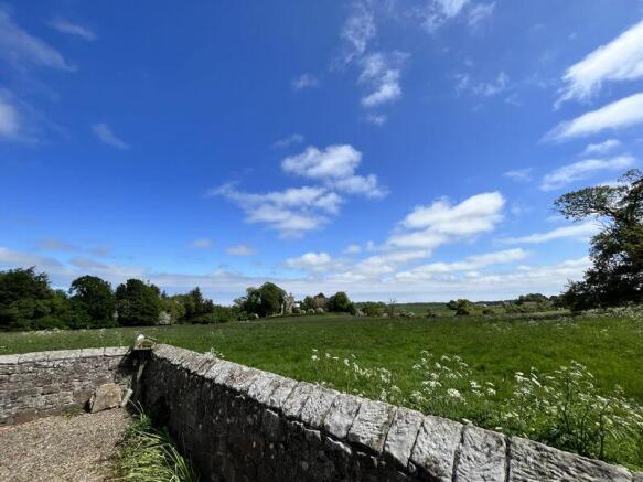 View from the stone wall boundary