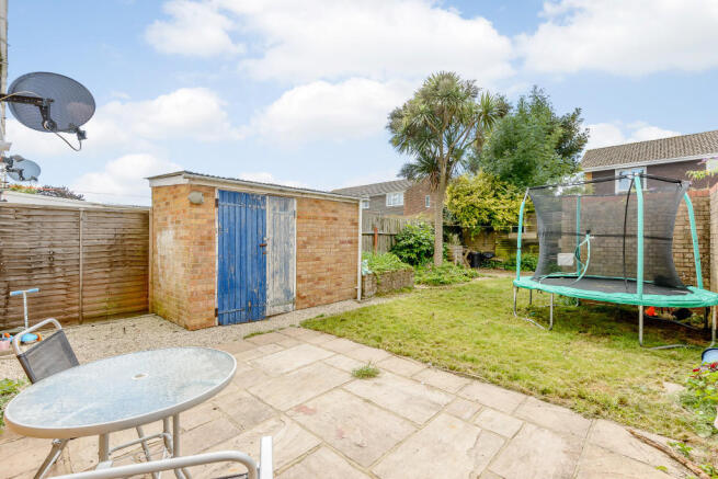 Rear patio