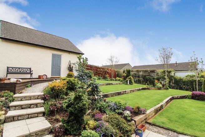 Rear garden an...