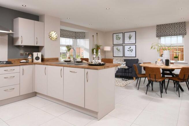 View of the kitchen in the five bedroom Henley