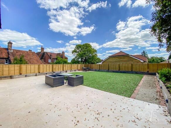 Rear garden