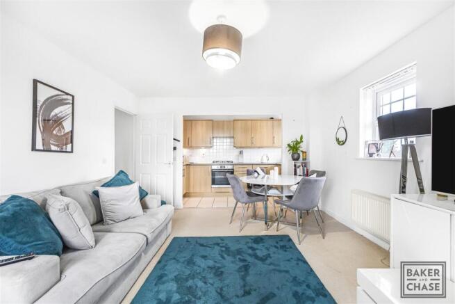 Open plan kitchen/living space
