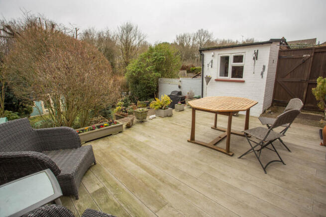 Composite decking with lovely outlook
