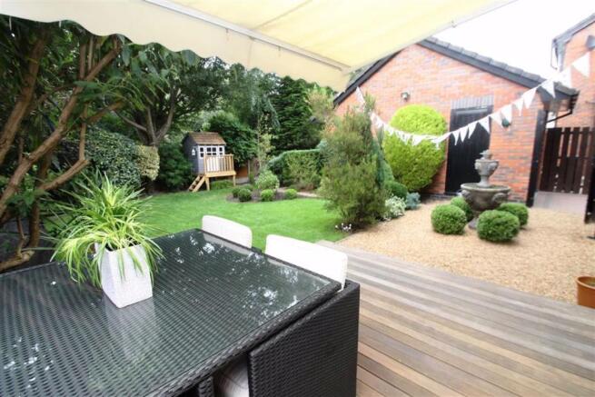 DECKED PATIO AREA