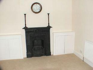 Fireplace.