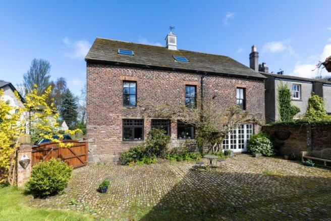 Rear of house
