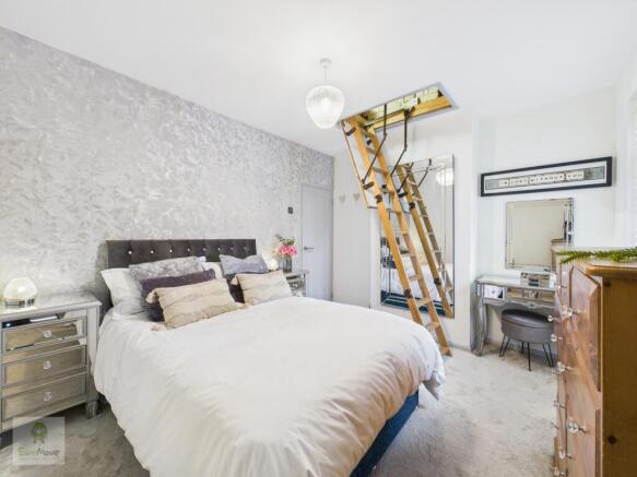 Bedroom Showing Loft Ladder
