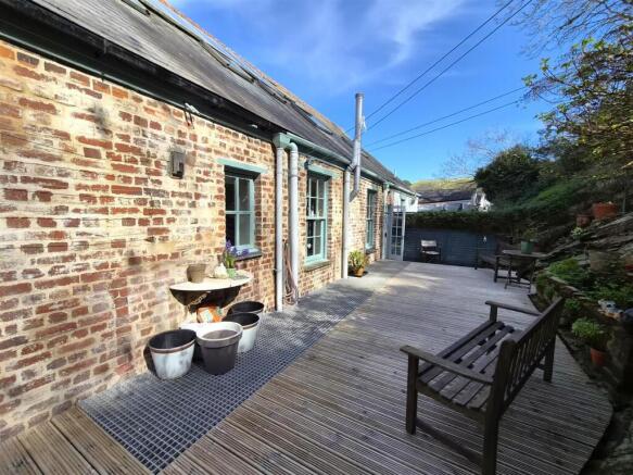 Rear of property