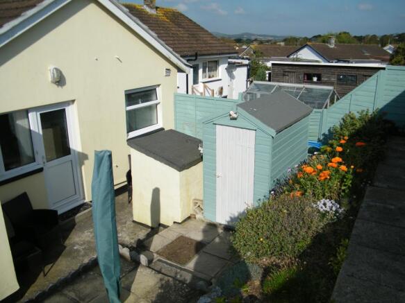 The rear garden