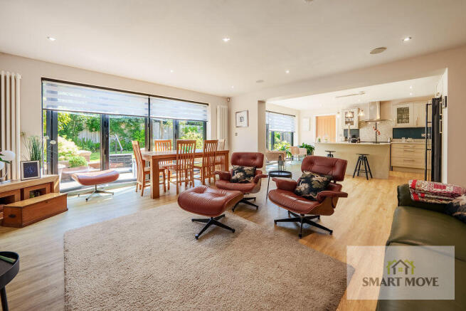 Family Room into Kitchen