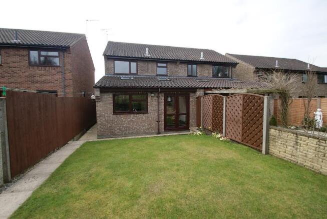 Rear of house