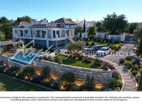 Almancil 5 Bed Villa On A 6,347m2 Land For Sale Close To Nobel International School