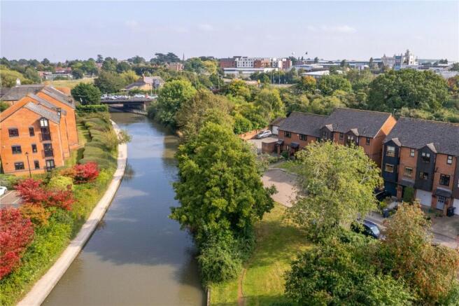 Aerial With Canal