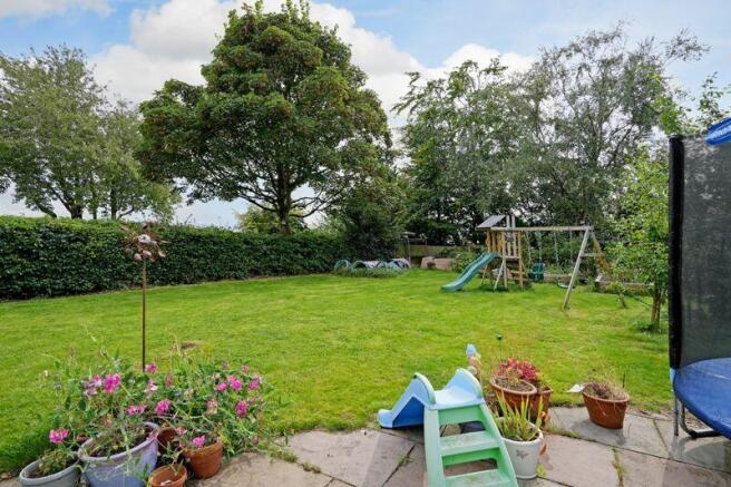 Rear Garden & Patio 
