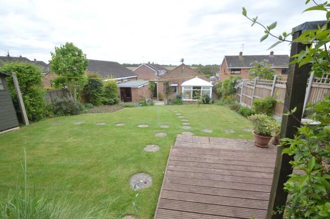 Rear of property