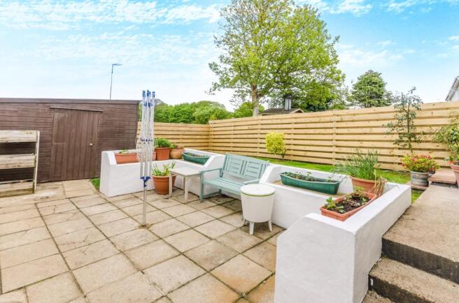 Patio Area In Garden