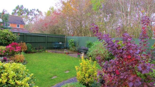 Rear of property