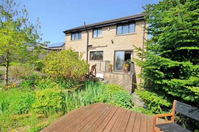 Rear garden and open views