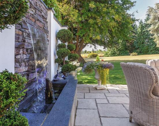 Water feature in Garden