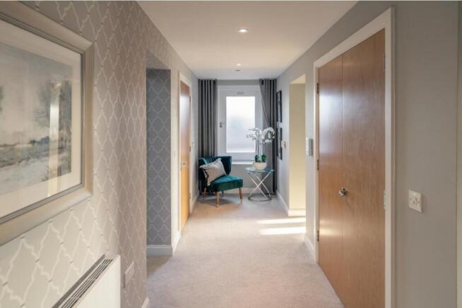 Show home hallway