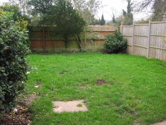 Rear garden