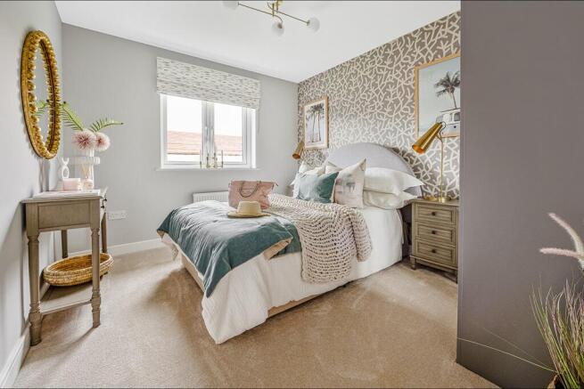 Main bedroom with space for a large bed