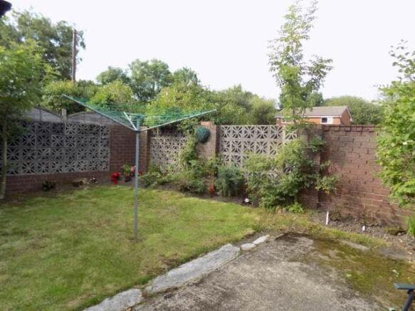 Rear garden