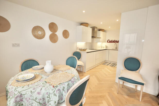 Dining through to kitchen