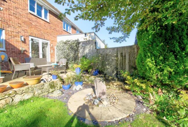 Patio and water feature