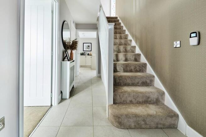 A welcoming entrance hallway