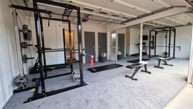 Gym Room (Previously Garage)