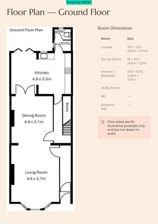 Floor plan first and second floors