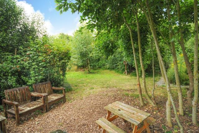 Large enclosed rear garden