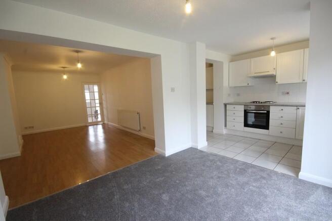 Open Plan Lounge/Dining Room and Kitchen