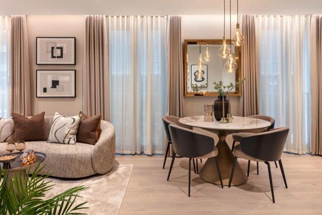 Living dining a striking space to come home to