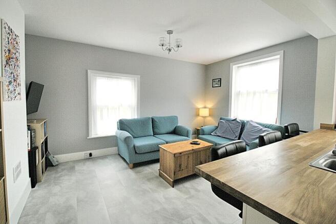 Open Planned Living Space and Kitchen