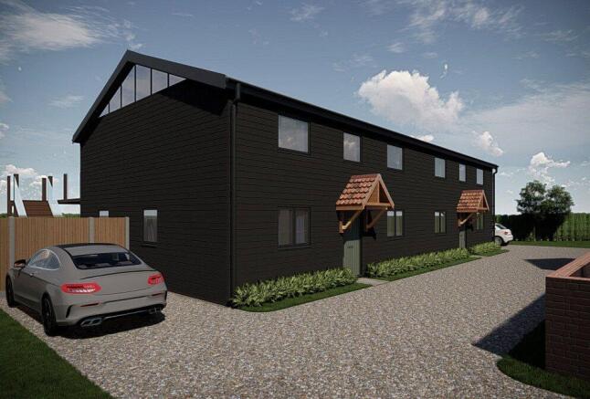 Studio semi-detached on Plot 1, The Old Barn, Helmingham Road, Otley, Suffolk, IP6, £250,000