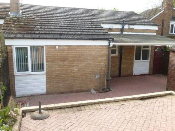 Rear of property
