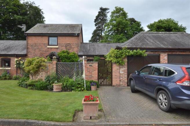 Brick Built Single Garage with Utility Area